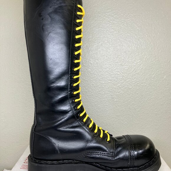England Steel Toe NPS boots Wmns. US 8.5 solovair 20-eye gripfast dr. martens oi - Picture 7 of 16